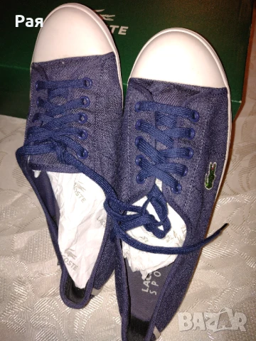 Кецове / спортни обувки lacoste sport, снимка 14 - Дамски елегантни обувки - 50660666
