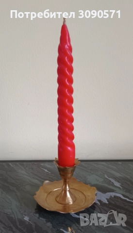 Бронзови и дървени свещници, снимка 4 - Декорация за дома - 52678963