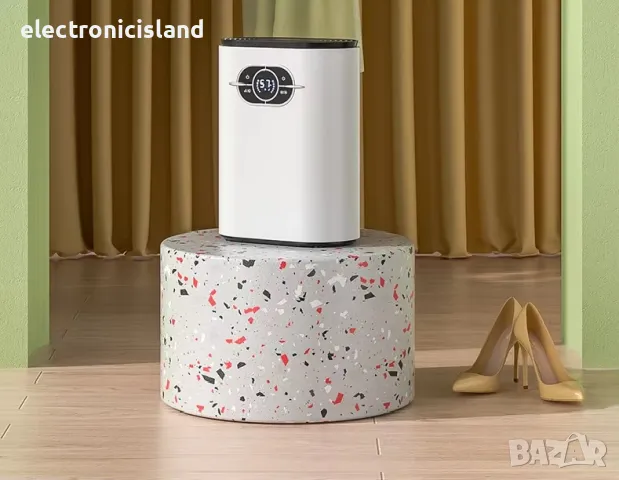 Въздушен обезвлажнител Абсорбер на влага Влагоустойчив 1.2 литра Сешоар на въздух, снимка 10 - Влагоабсорбатори и влагоуловители - 47384460