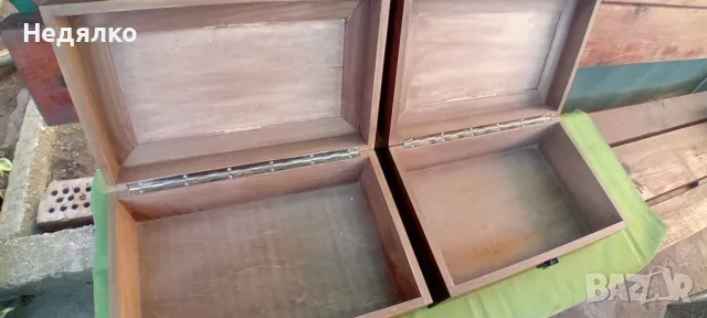 Винтидж кутии от явор,2бр,ценности,часовници,оръжия, снимка 7 - Антикварни и старинни предмети - 48043232