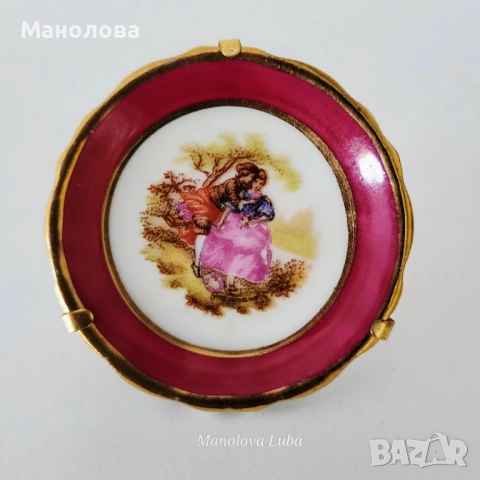 Порцелан Limoges, снимка 5 - Други ценни предмети - 52384854