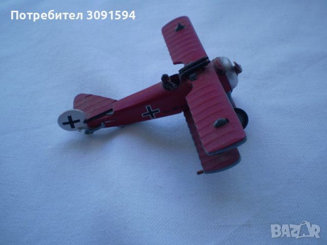 МАЛЪК метален самолет fok DR1425, снимка 6 - Колекции - 36809498