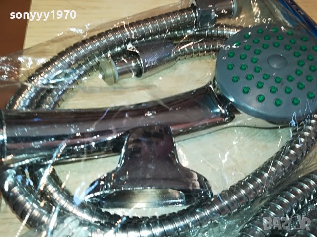 ДУШ НОВ КОМПЛЕКТ С ШЛАУХ И ДЪРЖАЧ С КРЕПЕЖИ 2903231213, снимка 5 - Душове - 40178206