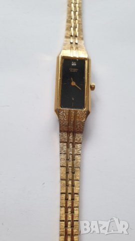 Дамски позлатен часовник Citizen 5421-S18523, снимка 2 - Дамски - 43698086
