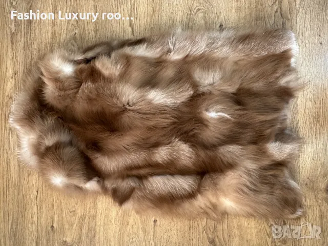 Елек от златна лисица с яка, снимка 2 - Елеци - 48673667