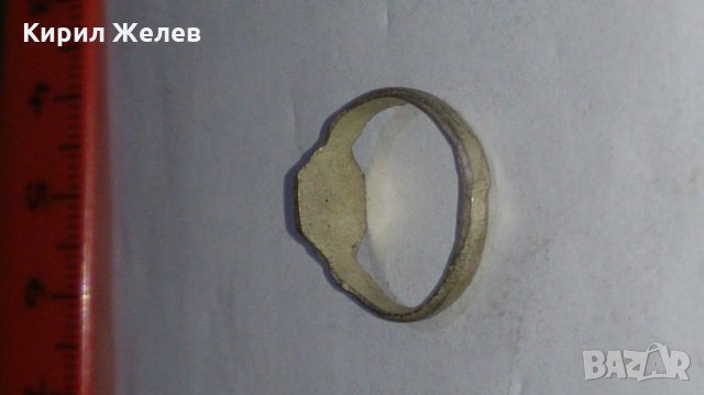 Старинен пръстен сачан - 60311, снимка 4 - Пръстени - 29004061