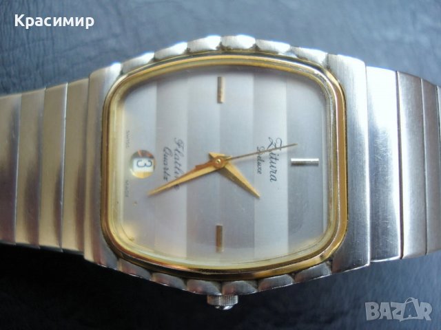 Дамски часовник ZITURA de Luxe/ ETA 955.412/ Кварцов часовник с дата, снимка 2 - Дамски - 38219554