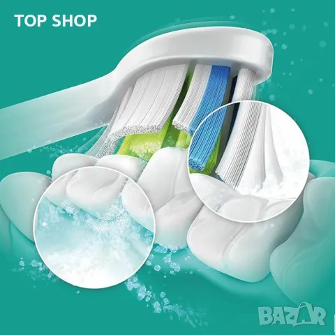 Комплект от 4 глави за ел. четки за зъби Philips Sonicare., снимка 3 - Маши за коса - 48487005