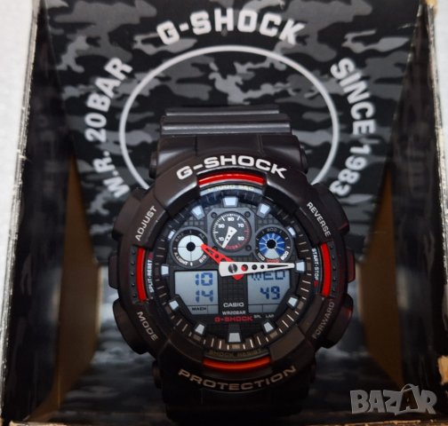 Мъжки часовник Casio G-Shock - GA-100, снимка 2 - Мъжки - 43845931