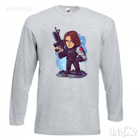Мъжка тениска Marvel Winter Soldier  Игра,Изненада,Подарък,Геймър,, снимка 10 - Тениски - 36791855