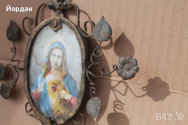 Стар домашен иконостас , снимка 5 - Антикварни и старинни предмети - 36712884