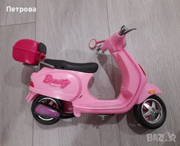 Ретро 2008 Barbie Pink Vespa Scooter Bike, снимка 3 - Колекции - 43367022