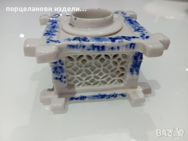 Порцеланов стар свещник , снимка 9 - Декорация за дома - 52678319