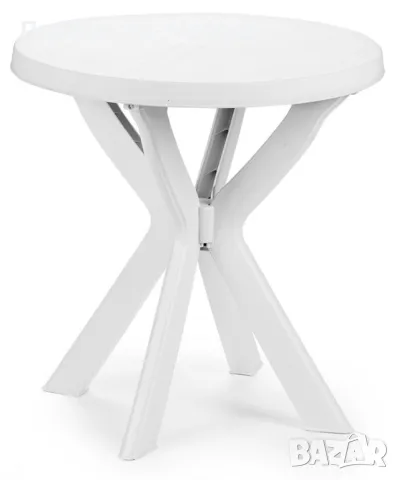 Компактни пластмасови маси на склад-от диам. 60 см,диам.70см,70/70см., снимка 5 - Градински мебели, декорация  - 49163221