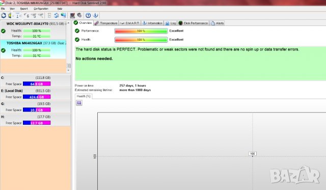 Дискове за Лаптопи (с лоши сектори) HDD Bad Sectors Hard Drive с Лоши сектори , снимка 4 - Лаптоп аксесоари - 38533679