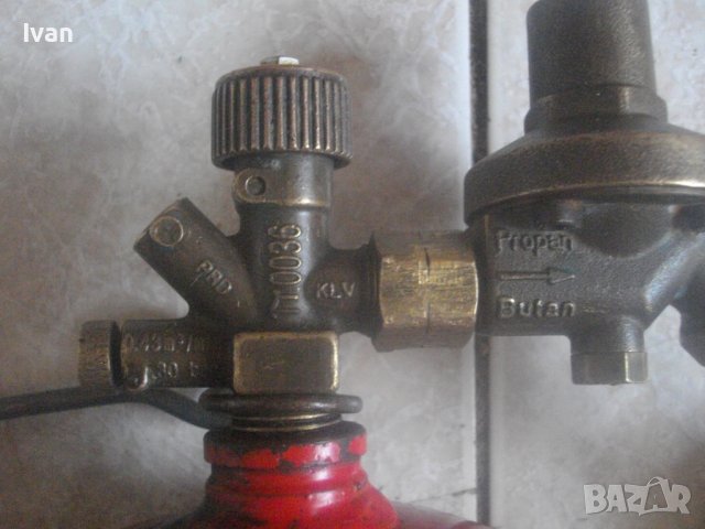 Немска Газова Горелка С Поялник-С Бутилка/Маркуч/Вентил Клапан/-Старо Качество-Отлична-Масивна, снимка 11 - Поялници и запояване - 44081627