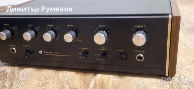 Усилвател Sansui AU-101 Amplifier Vintage, снимка 4 - Ресийвъри, усилватели, смесителни пултове - 53300194