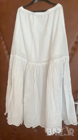 Бял летен сет от италянска дантела, снимка 4 - Комплекти - 49495561
