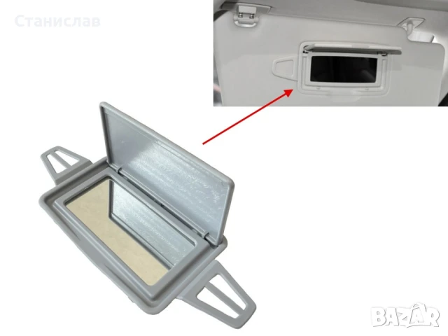 Капак с огледало на сенник за Mercedes E-Class W211, снимка 4 - Части - 50637928