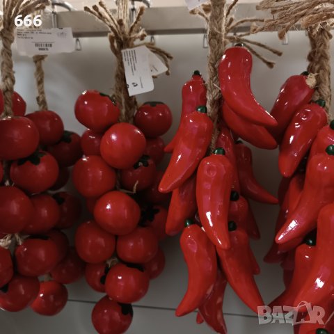 Керамични зеленчуци , снимка 5 - Декорация за дома - 43385687