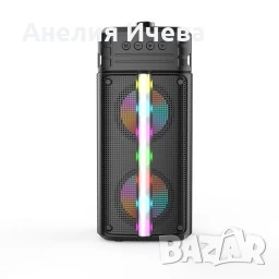 Преносима тонколона с акомулаторна батерия, микрофон и дистанционно , снимка 3 - Тонколони - 51376328