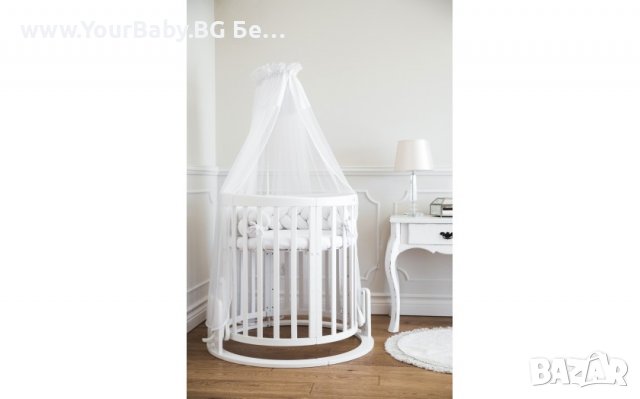 2023 МОДЕЛ НАЙ-ДОБРИЯТ Кошара за Бебе Смарт 7в1 Овал, Детско Легло 0-10 год., снимка 8 - Кошарки - 39251802