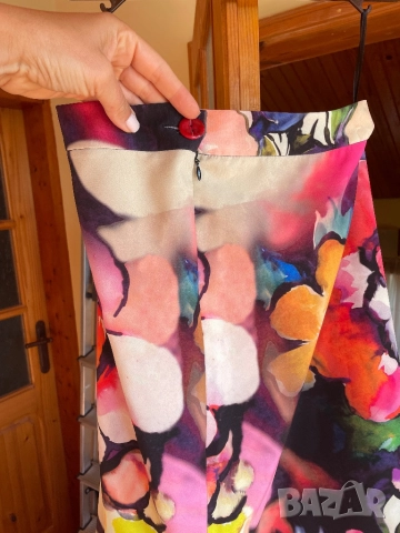 Нова елегантна цветна пола на Madam Leticion, L, снимка 2 - Поли - 51623844