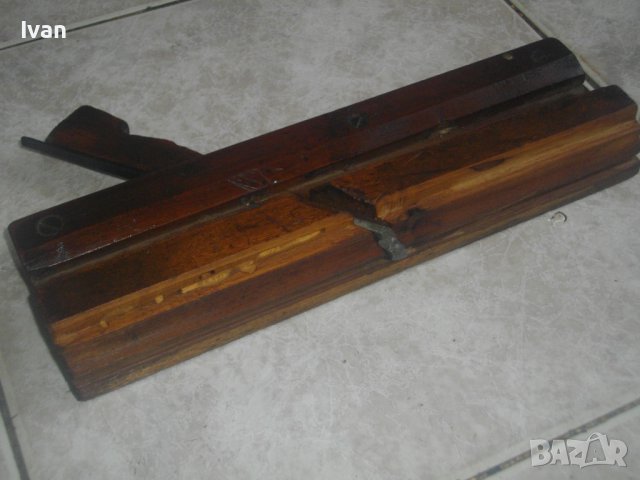 Профилно Фалцово Ренде-С Фалцов Нож-Старо Качество-Немско-Ръчно-Дърводелско-За Фалцове/Нутове