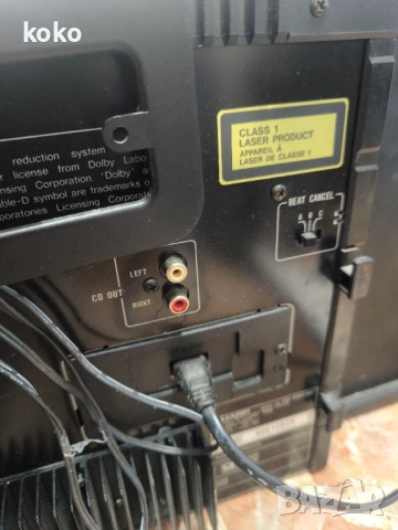 Ретро касетофон Sharp CD X9 boombox, снимка 10 - Радиокасетофони, транзистори - 53260798