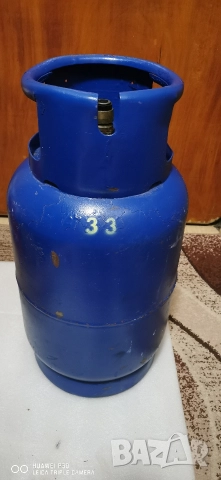 Газова бутилка синя, снимка 2 - Отоплителни печки - 52580138