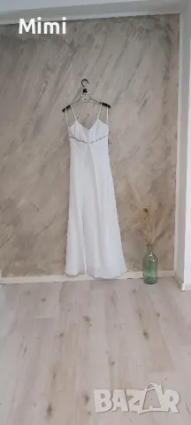 Нежна Бяла рокля за булка/ кръщене/ повод размер L/XL