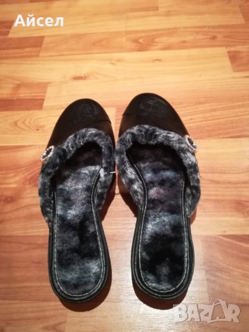 Дамски домашни чехли- кожени, снимка 4 - Пантофи - 32327136