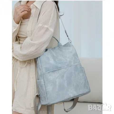 Дамска чанта раница Orsela Blue, снимка 3 - Чанти - 47923396