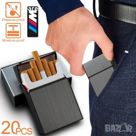 Нова метална кутия табакера с магнитен капак за 80 мм стандартни цигари модна за подарък стилна , снимка 16 - Табакери - 50222861