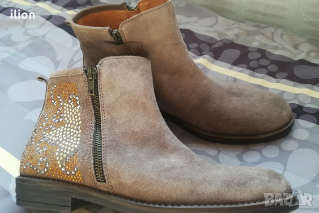 Кожени боти KicKers, снимка 8 - Дамски боти - 34878254