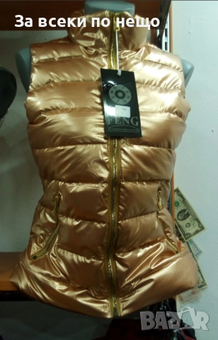 Дамски Златист Елек Код SV-56