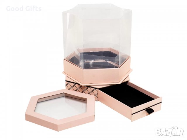 Въртяща кутия за декорация Sweet Jewel, Кремава, снимка 2 - Романтични подаръци - 39904023