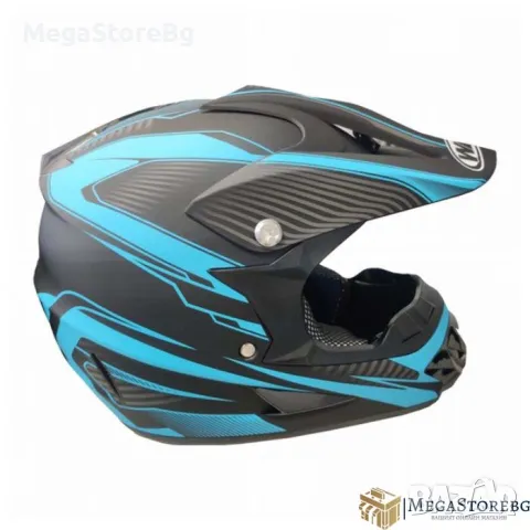 Детска Крос Каска 125 - XXS - Black / Blue Argos, снимка 2 - Аксесоари и консумативи - 49975338