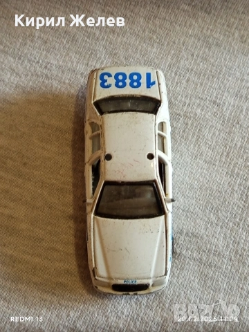 Метална количка POLICE FORD винтидж за КОЛЕКЦИЯ ДЕКОРАЦИЯ 36770, снимка 5 - Колекции - 53558513