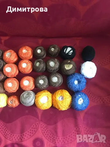 Конци /памучни/ за бродерия /бродиране, шиене/ #1, снимка 3 - Гоблени - 36392604