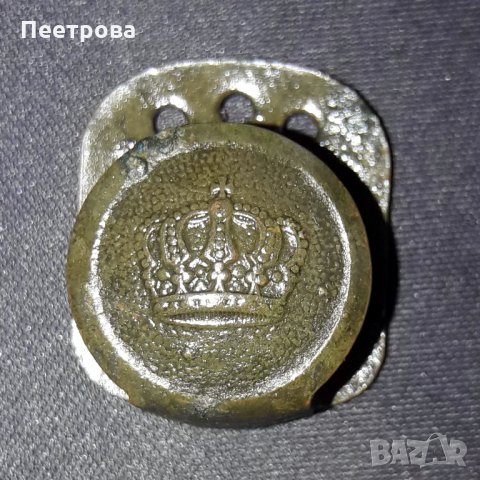Имперско немско военно копче от първата световна война., снимка 1 - Антикварни и старинни предмети - 33438668