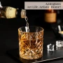 Кристални чаши за уиски Amisglass - комплект от 4 броя, 300 мл, безоловен ръчно духан кристал , снимка 4
