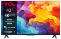43'' Смарт 4К Телевизор TCL 43P69B, Android TV, Wi-Fi + Bluetooth, снимка 1