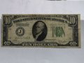 USA $ 10 DOLLARS 1928 B scarce bill, снимка 3