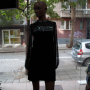 Черна официална рокля с камъни Сваровски на Emilio Pucci