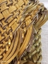 Широк плетен колан в златисто зелени тонове с катарама красиво орнаментирана 49430, снимка 4