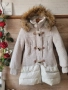 Зимно яке с естествен косъм и гъши пух , снимка 1