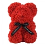 Плюшено мече с LED рози - подарък за мама, момиче, баба - комплект вечни рози 25 см, снимка 4