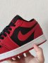 Nike Air Jordan 1 Low Reverse Bred Red Нови Мъжки Обувки Кецове Маратонки Размер 42 Номер Червени, снимка 5