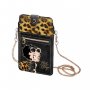 Чанта с калъф за телефон BETTY BOOP Leopard, 19х12 СМ Код: 46377 